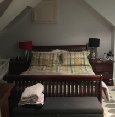 loft master bedroom before makeover